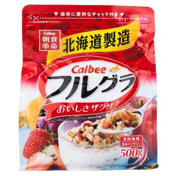 Calbee水果麦片500g