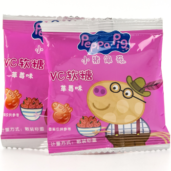 小猪佩奇VC软糖草莓味|零食加盟连锁